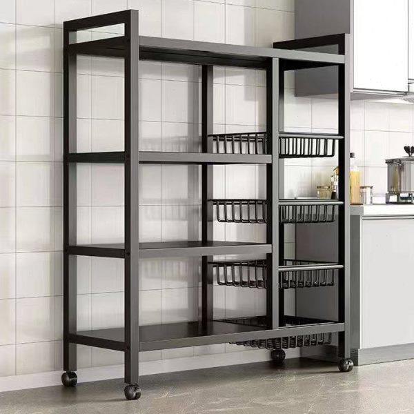 厨房置物架新款落地多层收纳架免打孔储物架可移动蔬菜置物架,厨房/烹饪用具,果蔬置物架/篮/框,淘宝优惠券,粉丝福利购,淘宝优惠卷