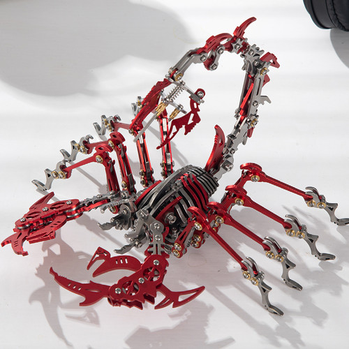 魔客3D立体金属拼图天蝎座蝎子王拼装模型机械魔蝎高难度成人玩具