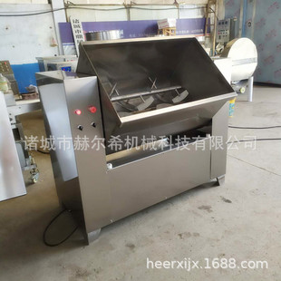 川式腊肠馅料搅拌机 双轴大型香肠火腿馅儿拌馅机自动倒料和馅机
