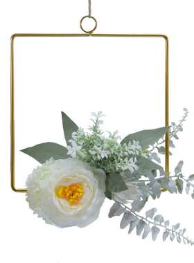 Y891 墙壁装饰铁艺花环 壁饰室内装饰品 餐厅挂件 墙壁挂饰