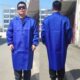 男女搬运服劳保服 工作服 汽修耐脏蓝厂服 蓝色长袖 涤卡材质大褂