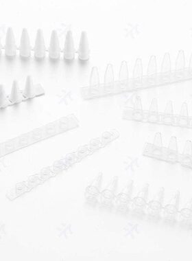 Virya 现货PCR八连管0.1ml白色光学平盖薄壁八联排管