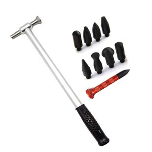 汽车凹陷修复工具凹痕凹凸整平配件锤子不锈钢头修复敲击免钣金