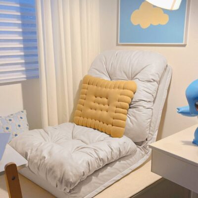 云朵懒人沙发可躺可睡飘窗靠背椅子卧室双人榻榻米地上折叠沙发床