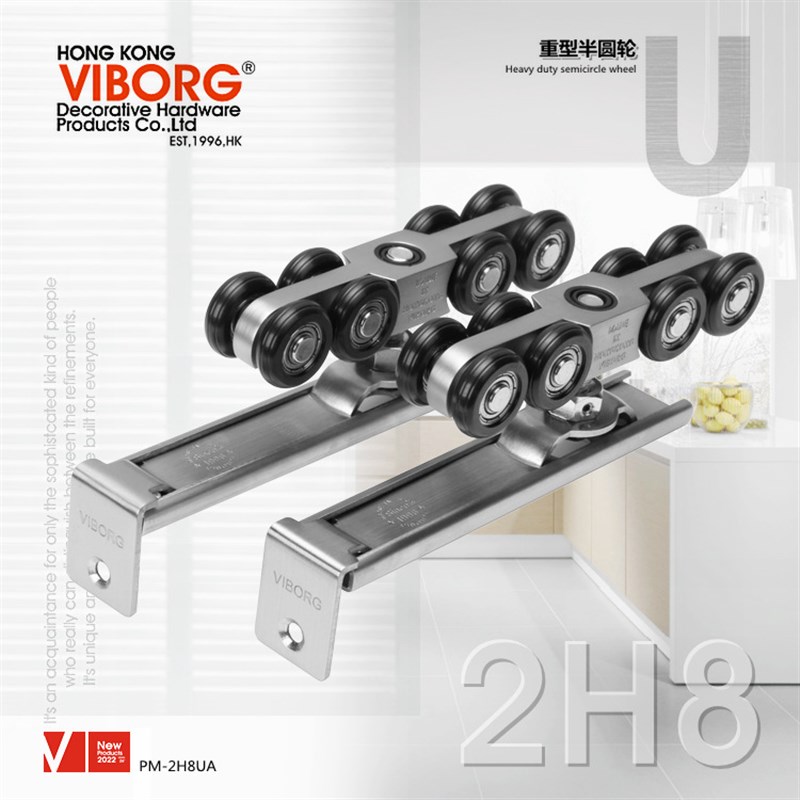 香港域堡 重型门吊轮实木门滑轮厨房推拉门吊滑移门吊轮静音平移