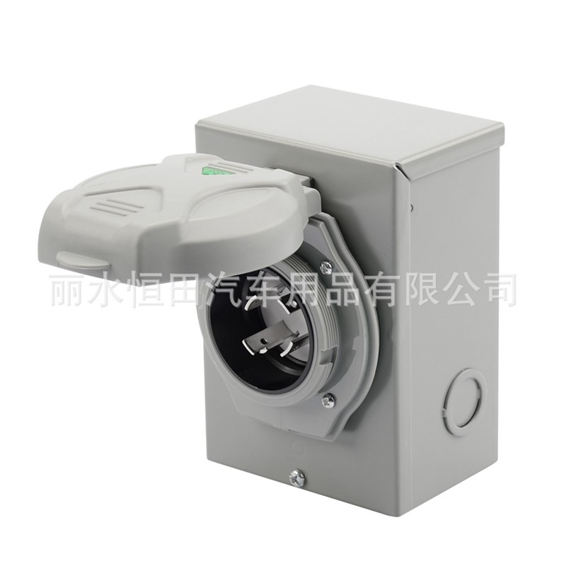 北美房车营地RML1430PB四芯30A自锁式充电桩Power Box L14-30P