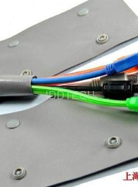 扣式结束带PC-202mm 75米/卷 粘式结束带 扣式护线布 电线保护带