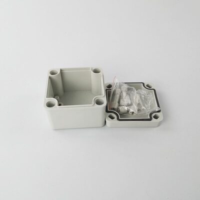 80*80*60mm塑料螺钉防水接线盒 户外电缆端子分线盒小型壳体IP67