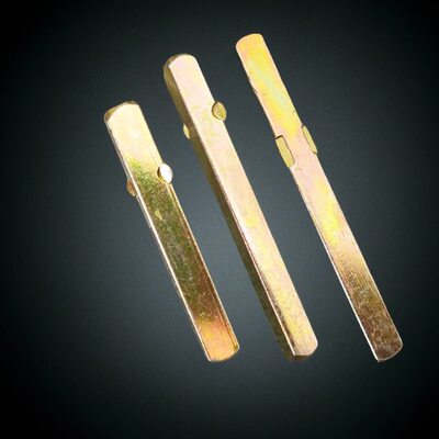 门锁配件拉手配件插芯方钢门执手把手配件长方条方铁传动杆方轴管