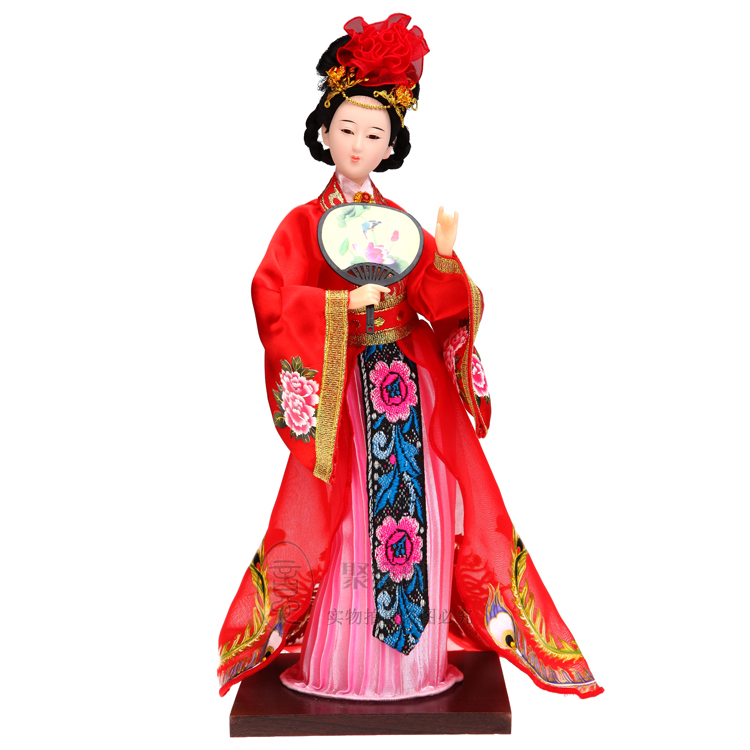 摆件家居装饰品工艺品 民族风礼品纯手工制作新款四大美女杨贵妃