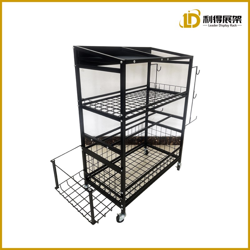 工厂定制高尔夫球具收纳架 健身器械展示架 体育用品超市货架铁质