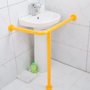 立柱面盆夹角扶手老人公厕卫生间残卫面盆墙角厕所洗手柱盆把手