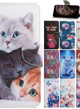 Leather Book Case for OPPO A74 A16 A54 A92 A31 A93 A73 A53 A