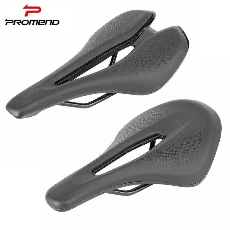 PROMEND山地公路自行车座垫钢弓竞速中空加宽透气舒适骑行鞍座包
