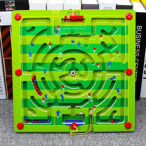 儿童磁性运笔迷宫玩具磁力走珠动脑益智幼儿园控笔训练专注力训练