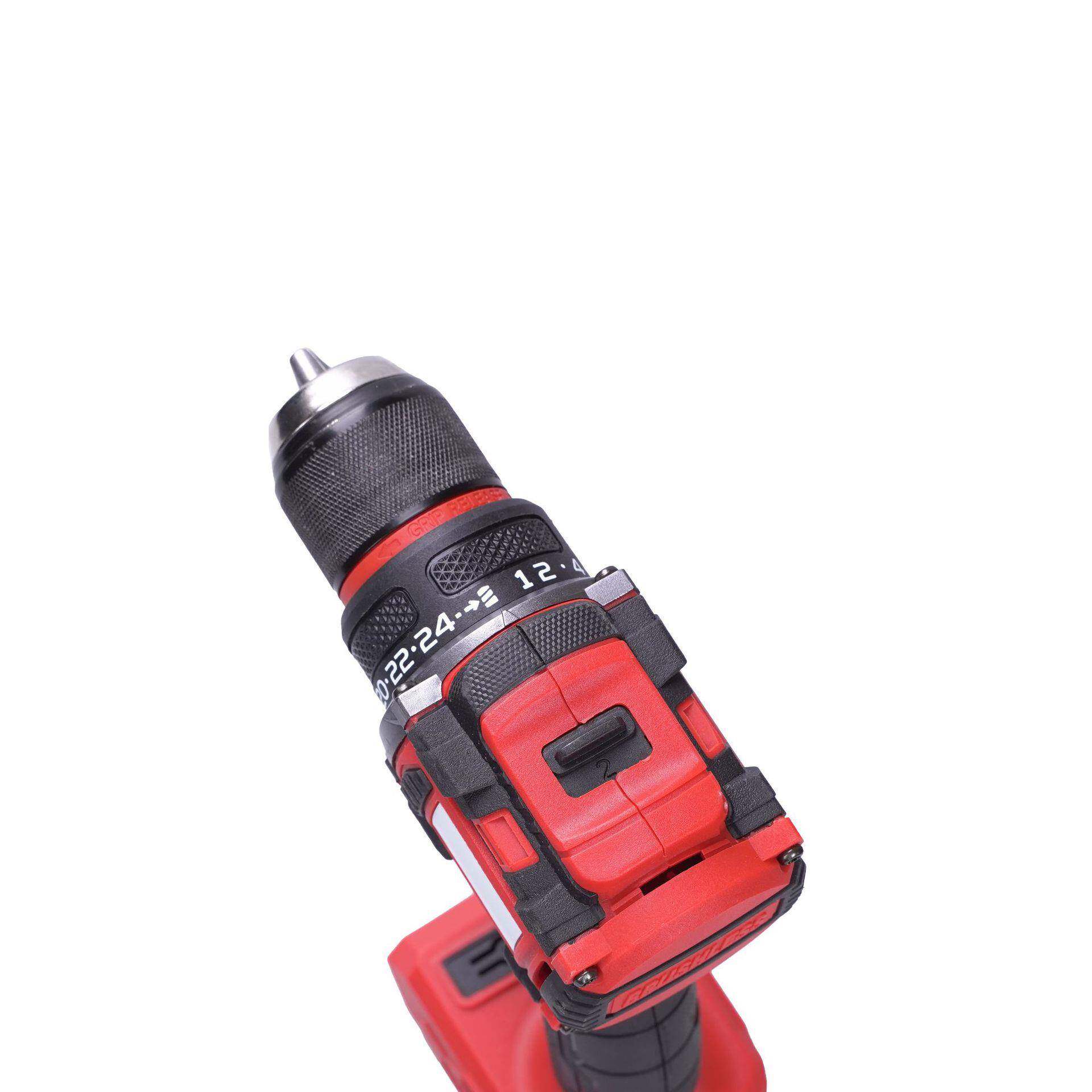 无刷池锂电电钻家用电刀动螺丝多功能冲击钻无刷马达打孔工具钻锂