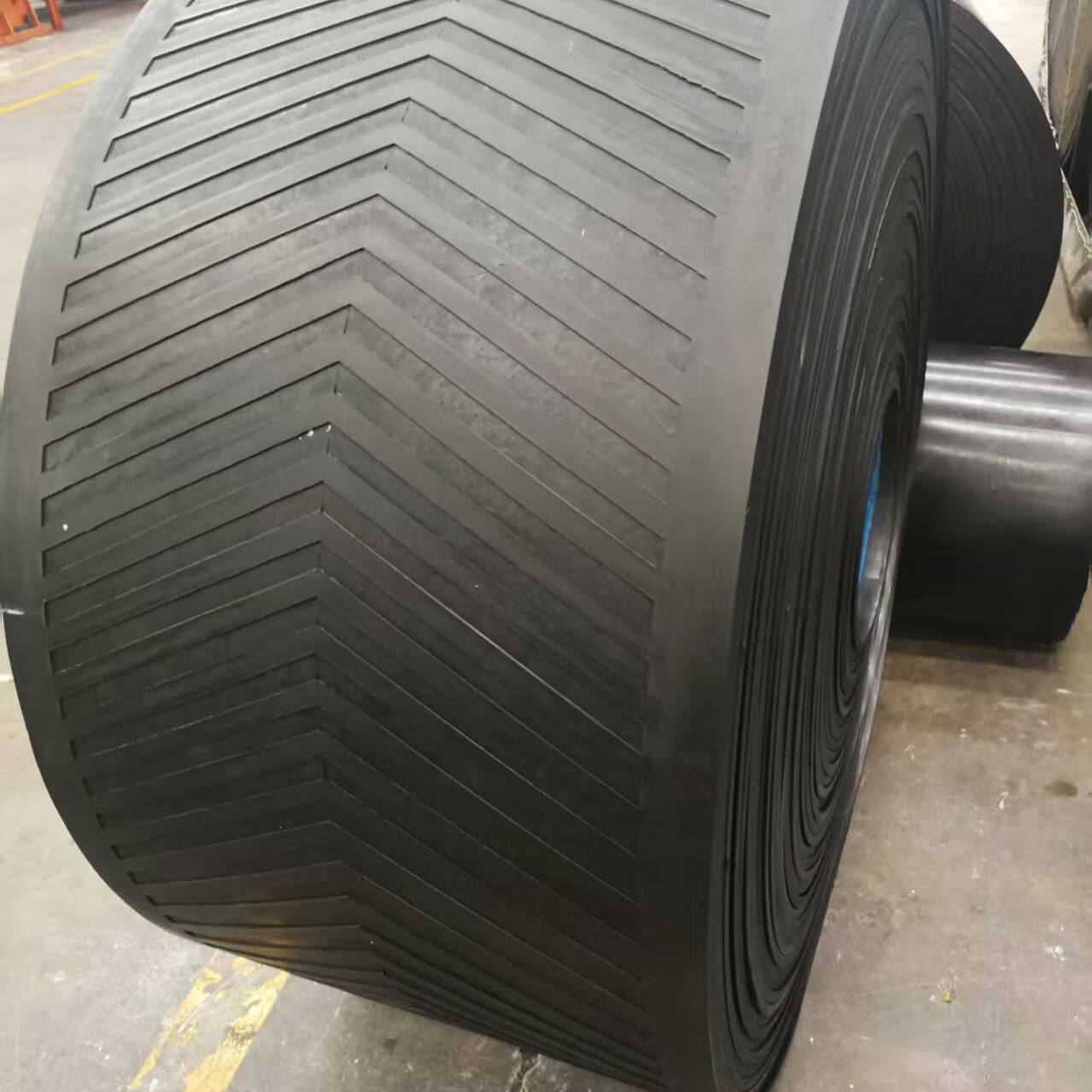 工业橡胶输送带环形尼龙帆布线传送带流水线平胶带人字形输送带