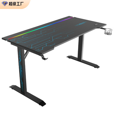 定制电脑桌台式家用双人电竞桌gaming desk桌面