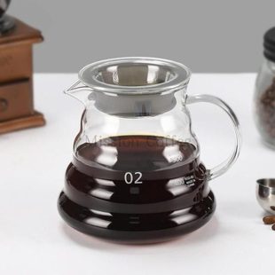 500ml云朵壶 手冲壶 玻璃滴滤壶 分享壶 耐热硅玻璃壶迈森咖啡