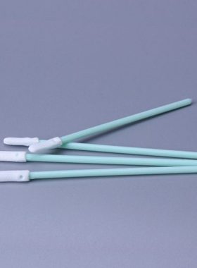 无尘净化绿杆棉签 光学镜头擦拭棒 无尘布头棉签2802A 总长70MM