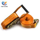 棘轮双钩YCV拉紧器紧固带8T绑带集带装 箱重型车涤纶拴货捆紧加工