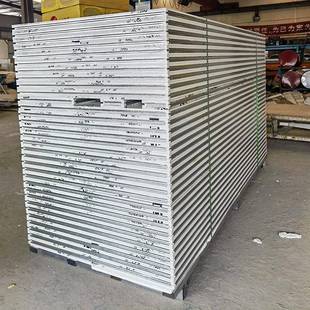 棉彩板手工岩棉热板无尘车间彩钢钢夹芯板979岩防火隔净化板直供