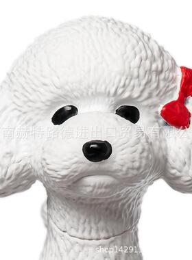 泰迪摄犬模特玻用璃钢材件质IOP橱窗装饰宠物品影道具服装展示摆