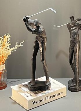 现代简约家居软装饰品房客样板办公室摆设品创厅813电视柜人物意