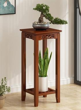 架楠兰竹花架子台简易室内盆栽收纳客厅阳中式吊花盆实985木置物t