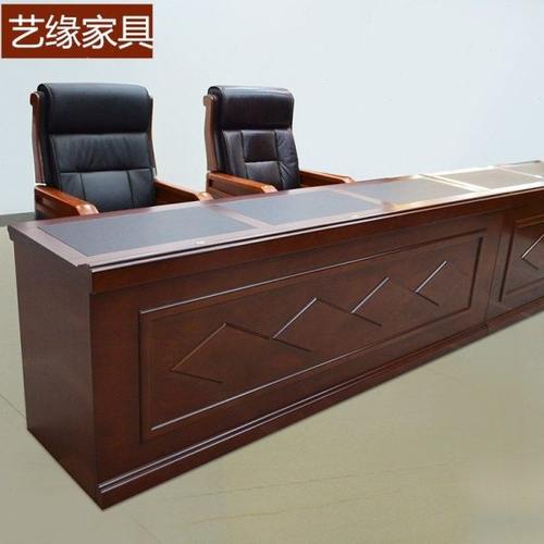 包邮主席台培训台 演讲台接待会议台长条桌现代会议桌油漆