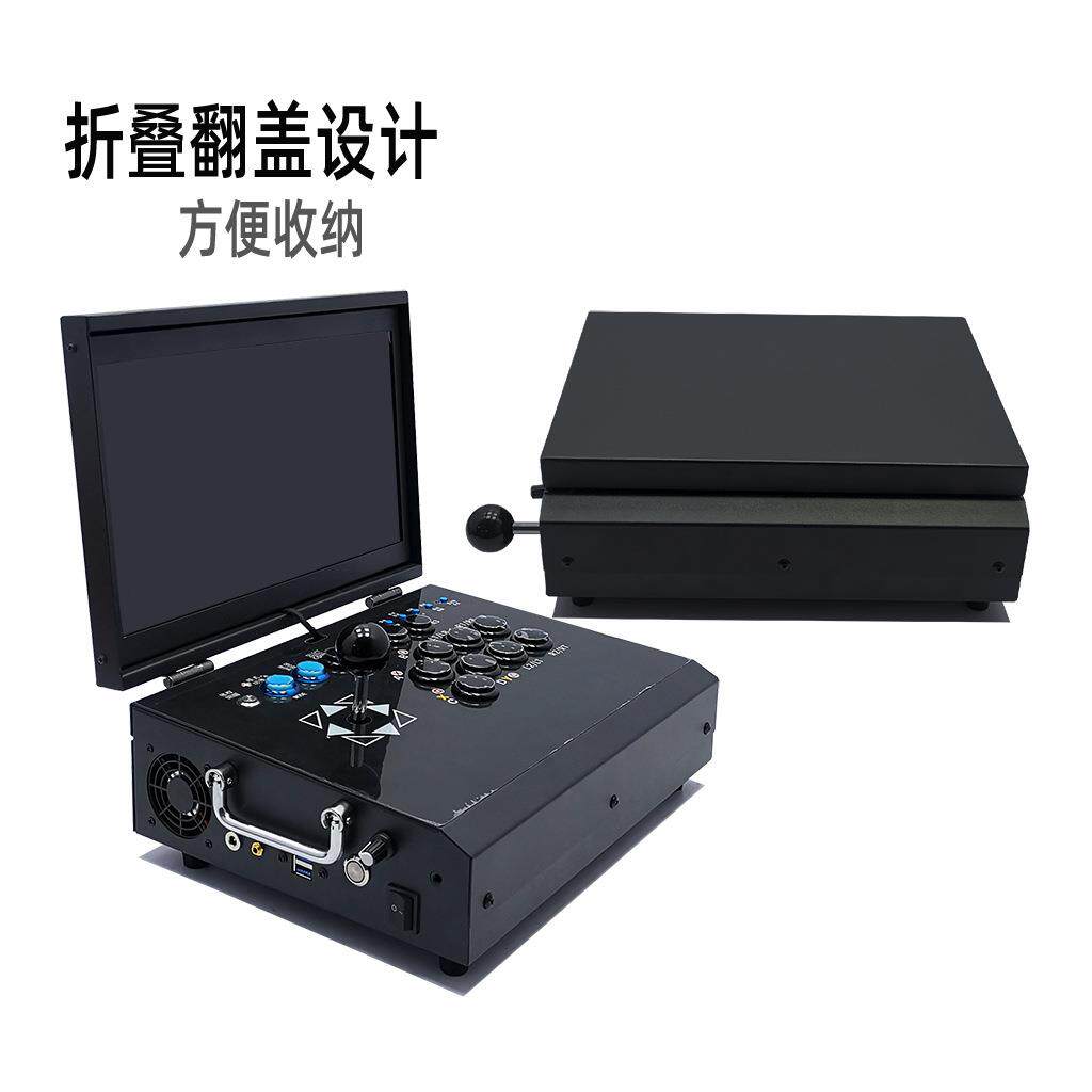 便携街机游戏机 家用ps2战神摇杆PC1T版月光宝盒控台3D格斗机单人