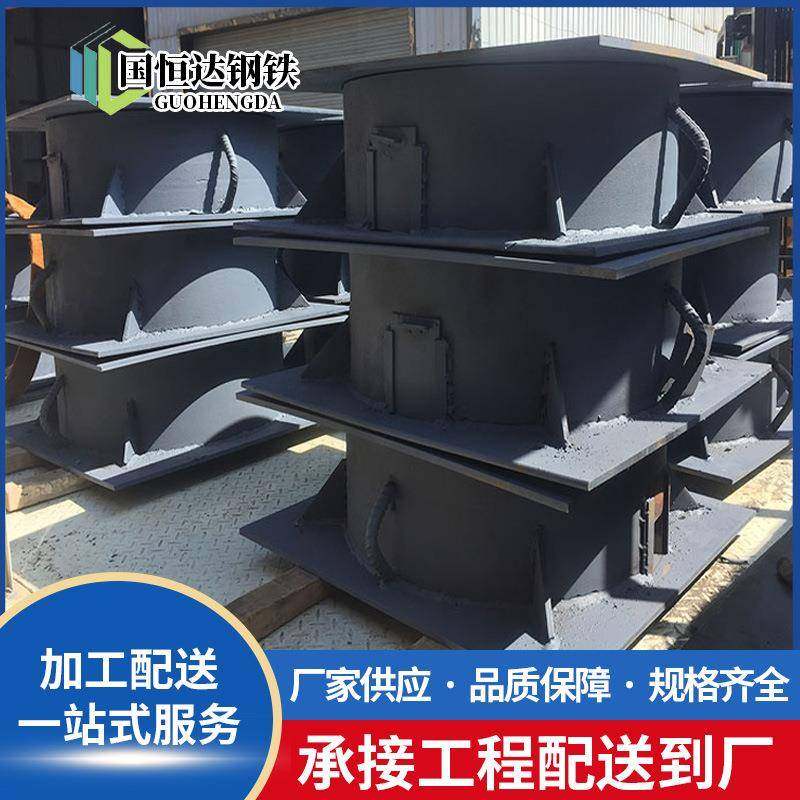 无缝钢管焊接沙箱砂筒式临时支座广东公路桥梁沙桶支座临时支座