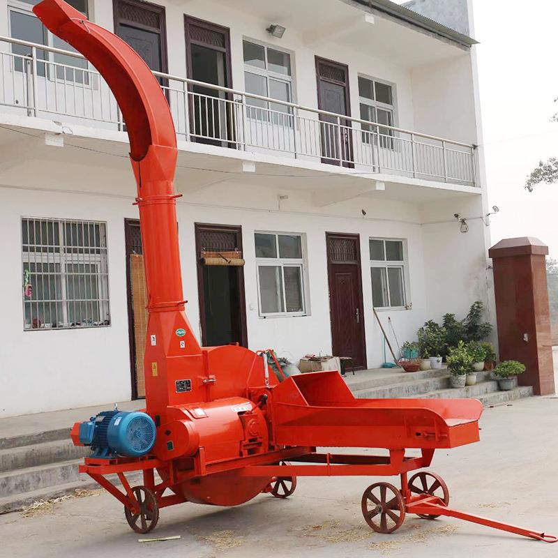 高喷秸秆青贮铡草机铡草粉碎揉丝机自动进料玉米秸秆粉碎机畜牧