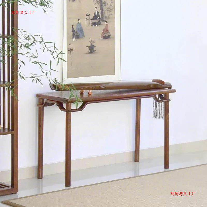 古琴桌琴具凳专业中新式仿古榫卯实木榆木家古592琴架古琴琴桌台