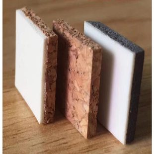 中空玻璃软木垫片玻璃带胶垫片泡棉软木垫片防摩擦垫玻璃保护垫片