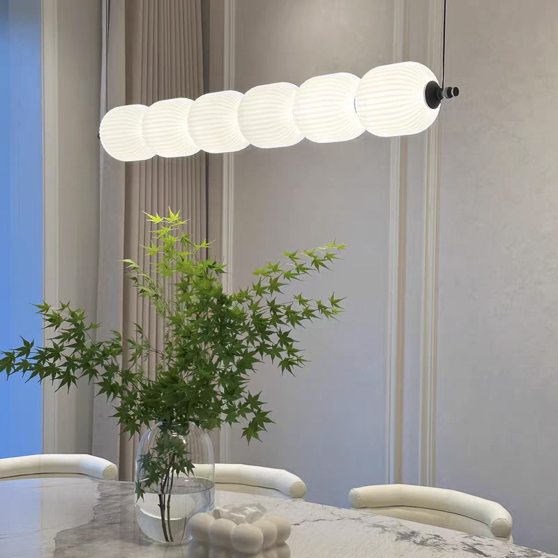 侘寂风餐厅吊灯法式葫芦吊灯现代简约极简吧台岛R台办公室茶室灯