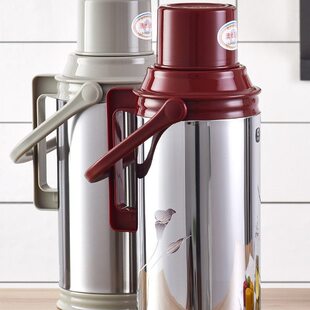 清水家用热水瓶不锈钢开水瓶玻璃内胆暖壶保温瓶大容量保温壶3072