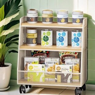 厨房用具收纳架多功能锅具碗碟分层架多层蔬果置物架杂物储物架子