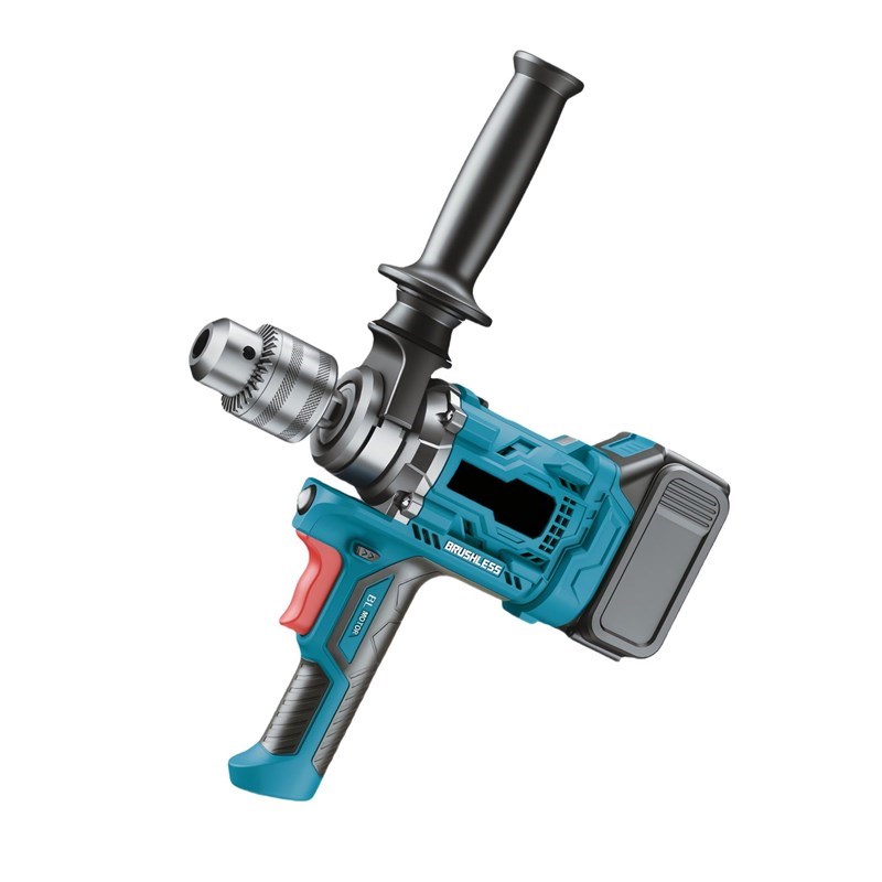 冰钻地钻b锂电钻无刷锂电大功率搅拌机打灰神器电动工具手电钻冰