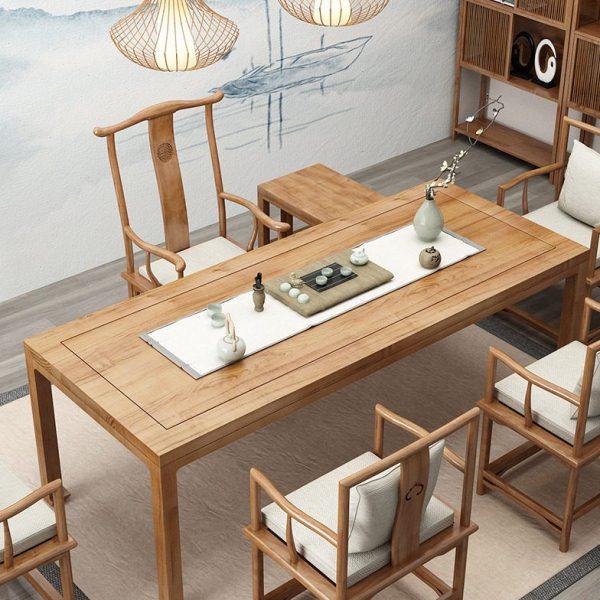 新中式实木茶台 公室会客洽谈泡茶桌椅家用客厅功夫茶桌椅组合,商业/办公家具,茶台/茶桌,淘宝优惠券,粉丝福利购,淘宝优惠卷