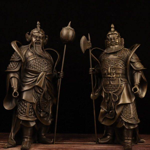 黄铜门神咖啡色秦琼尉迟恭像摆件 铜家居公室装饰客厅摆件,饰品/流行首饰/时尚饰品新,摆件,淘宝优惠券,粉丝福利购,淘宝优惠卷