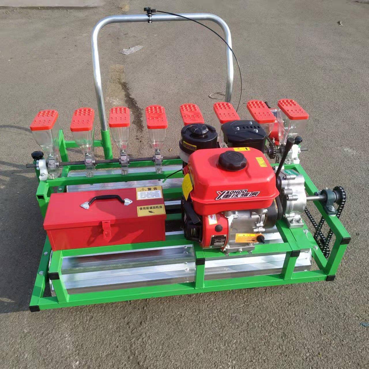 手推药材精播机甘蓝菠菜油菜播种机多用途汽油蔬菜播种机