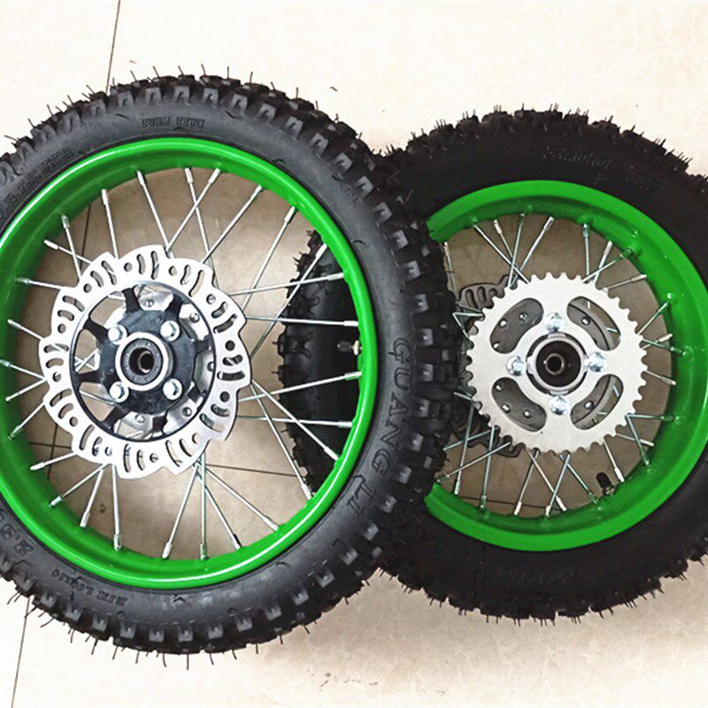 小高赛阿波罗越野摩托车配件90/100-14 70/100-17内外轮胎轮毂
