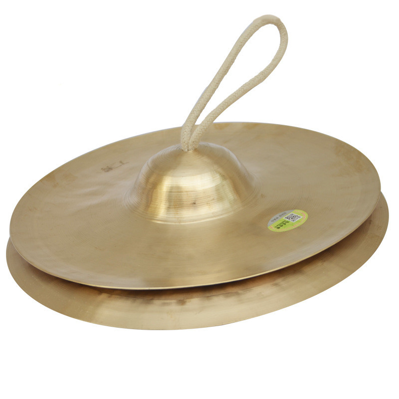 24CM学生专业乐队军镲27CM大镲响铜镲军鼓镲红白喜事三句半腰鼓镲