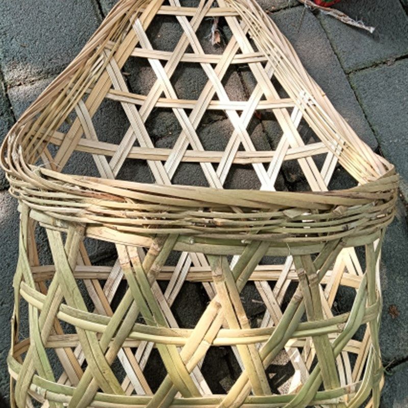 竹编篮子 竹编织品 竹瓢 箩筐 竹瓢篓 厨房专用 收纳筐 装饰 包邮