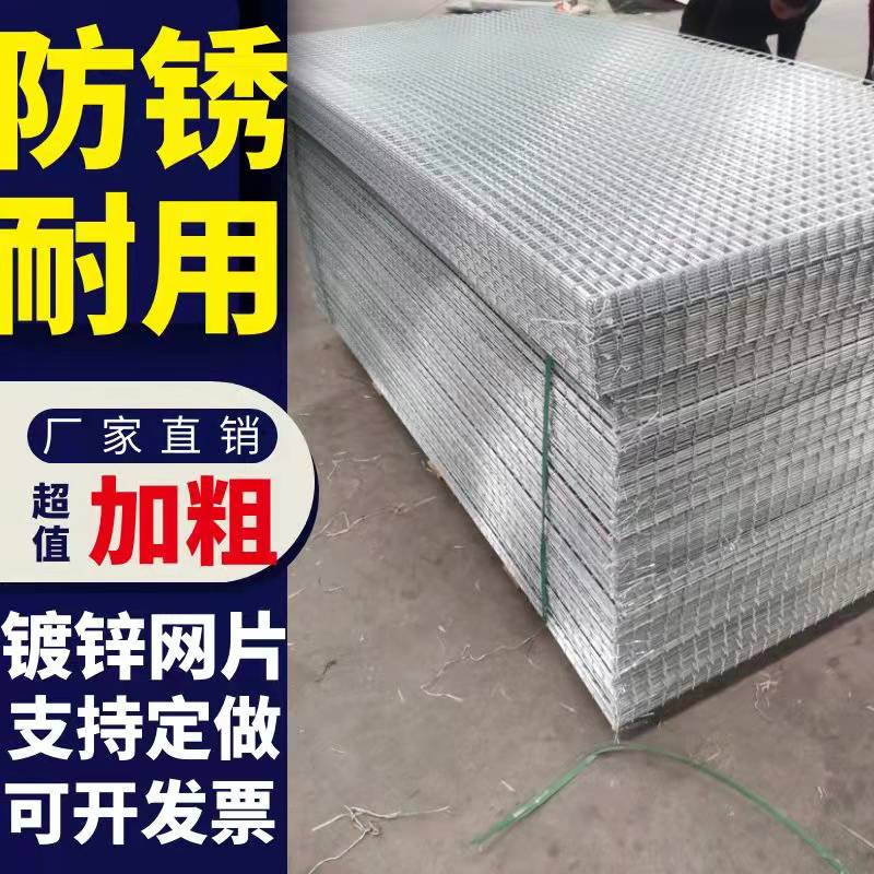 镀锌铁丝网片加密网格养殖加粗钢丝地网狗笼铁网围栏建筑网片定做
