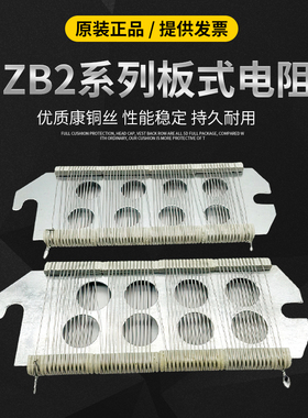ZB1 ZB2 ZB3 ZB4康铜丝板式板型电阻器电阻片0.2欧-330欧规格齐全