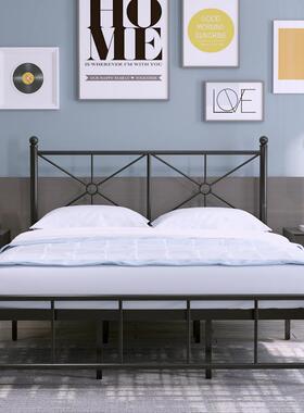 6.17乾通北铁艺公寓铁床双人床床ins网红家用出租房单床人欧床酒