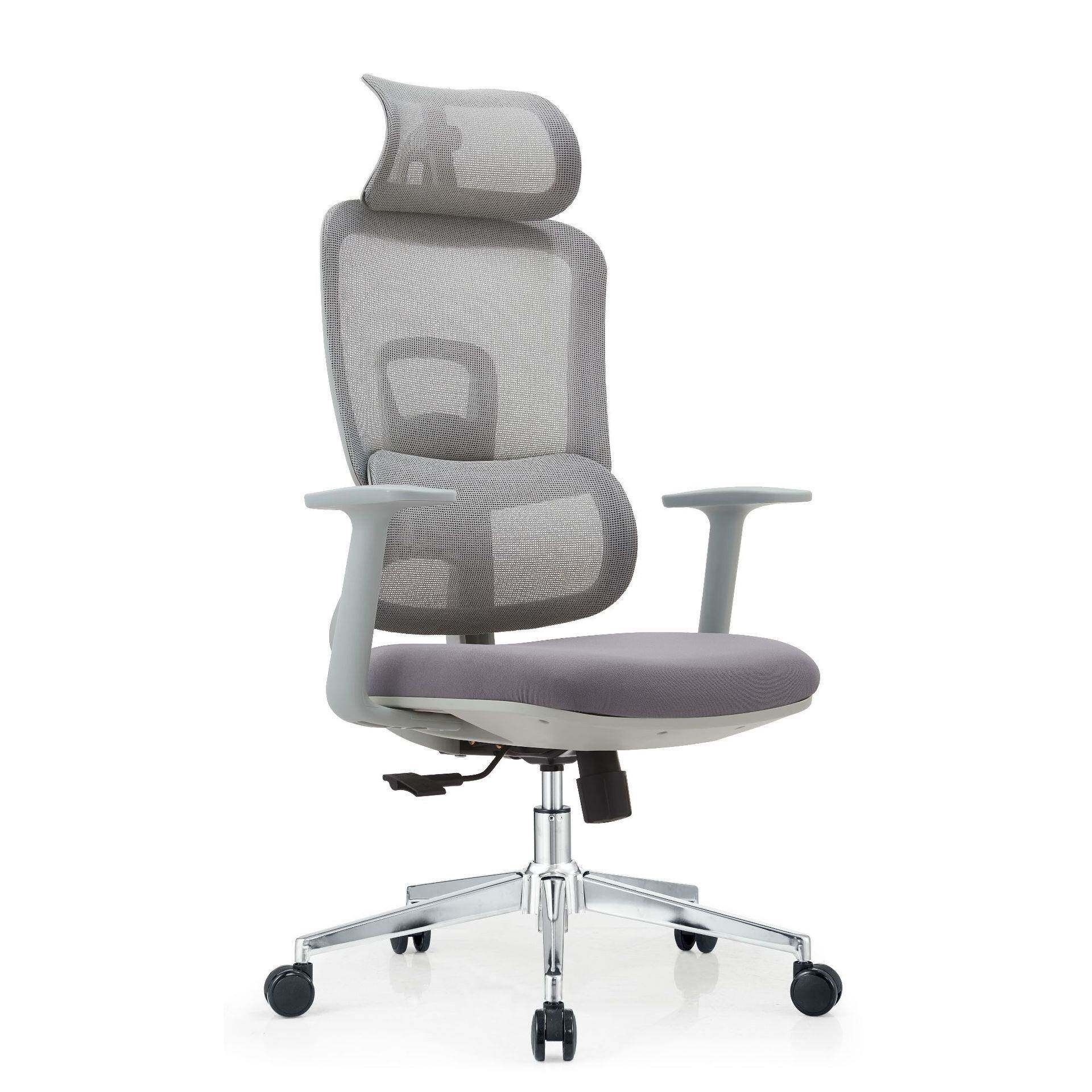 办公带室透气座椅员工脑椅适A12久坐员电工舒电脑椅护腰办公椅头