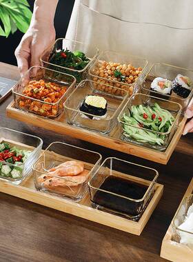 调碟调料味碗用NOG蘸料碟火锅小酱料酱油醋碟吃菜碟家玻璃小碟子